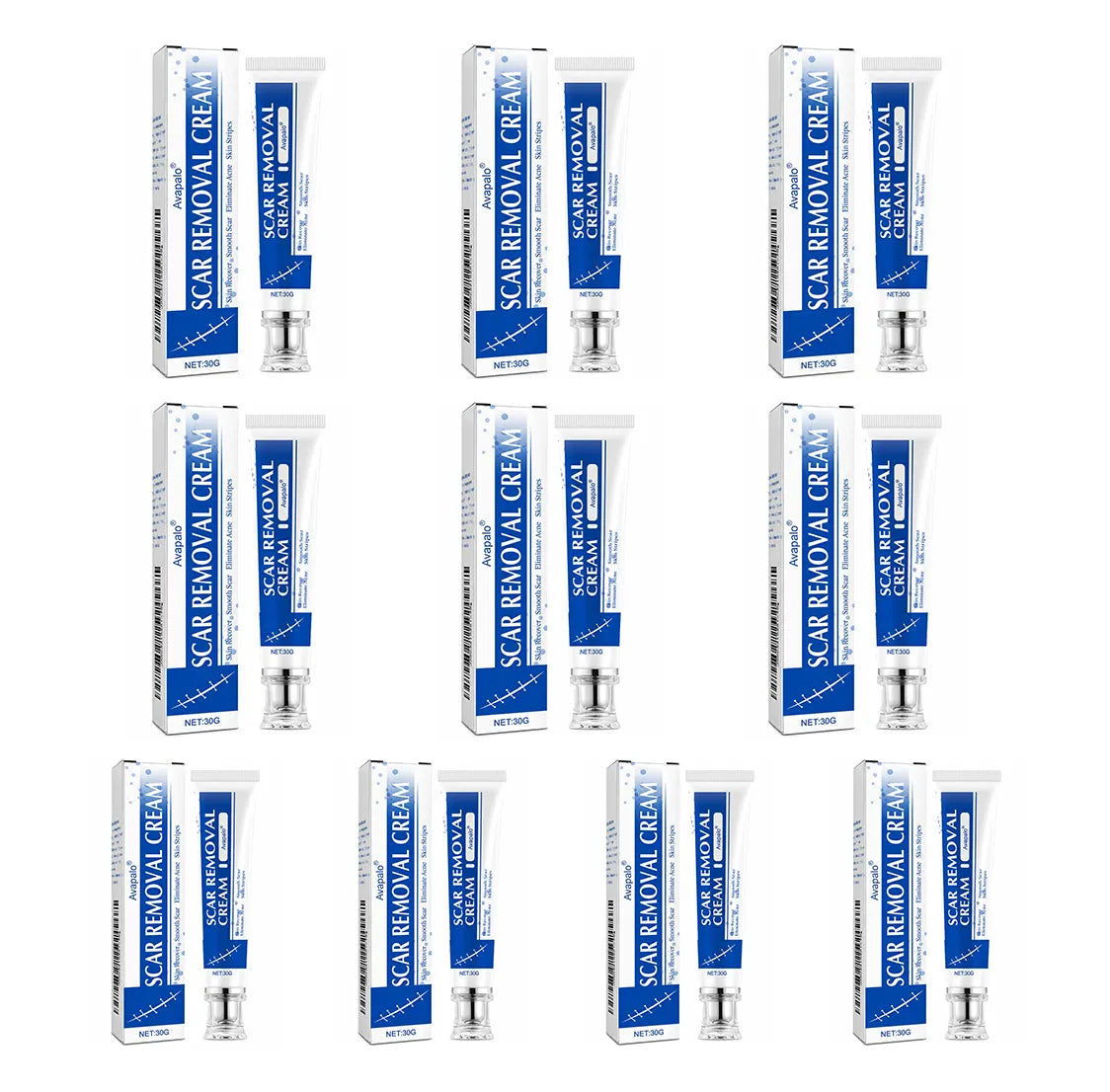 🌸Avapalo® Advanced Silicone Scar Gel – Professional Scar Repair Gel for Surgical Scars, Keloids, Stretch Marks, C-Section & Old or New Scars Treatment