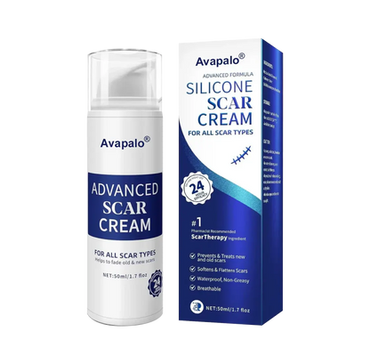 🌸Avapalo® Advanced Silicone Scar Gel – Professional Scar Removal Cream for Surgical Scars, Keloids, Stretch Marks, C-Section & Old or New Scars Repair Treatment (Copy)