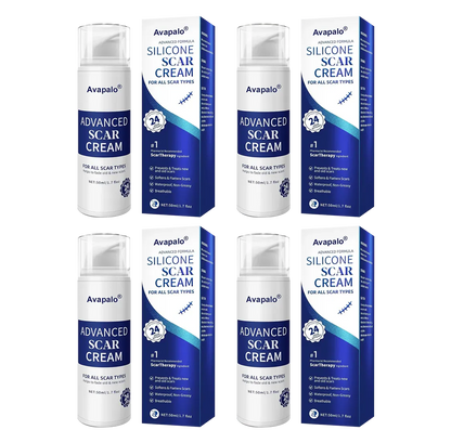 🌸Avapalo® Advanced Silicone Scar Gel – Professional Scar Removal Cream for Surgical Scars, Keloids, Stretch Marks, C-Section & Old or New Scars Repair Treatment (Copy)