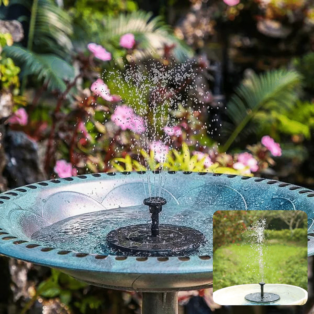 🆙  Solar Water Fountain Pump (6.3 in / 16 cm)