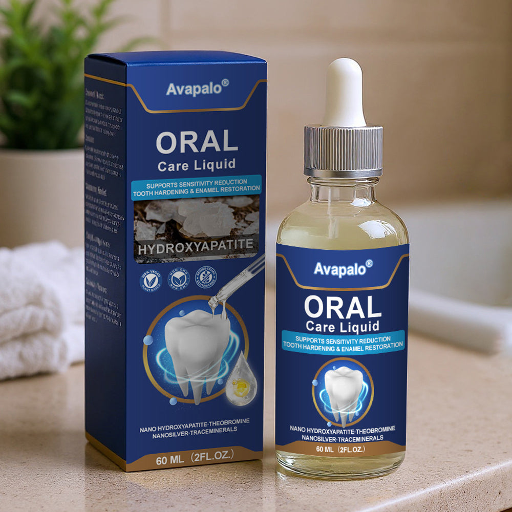 Avapalo® Oral Care Liquid– Effectively treats enamel damage, gum inflammation, toothaches, sensitive teeth, gum bleeding, periodontitis, cavities, mouth ulcers, and bad breath.