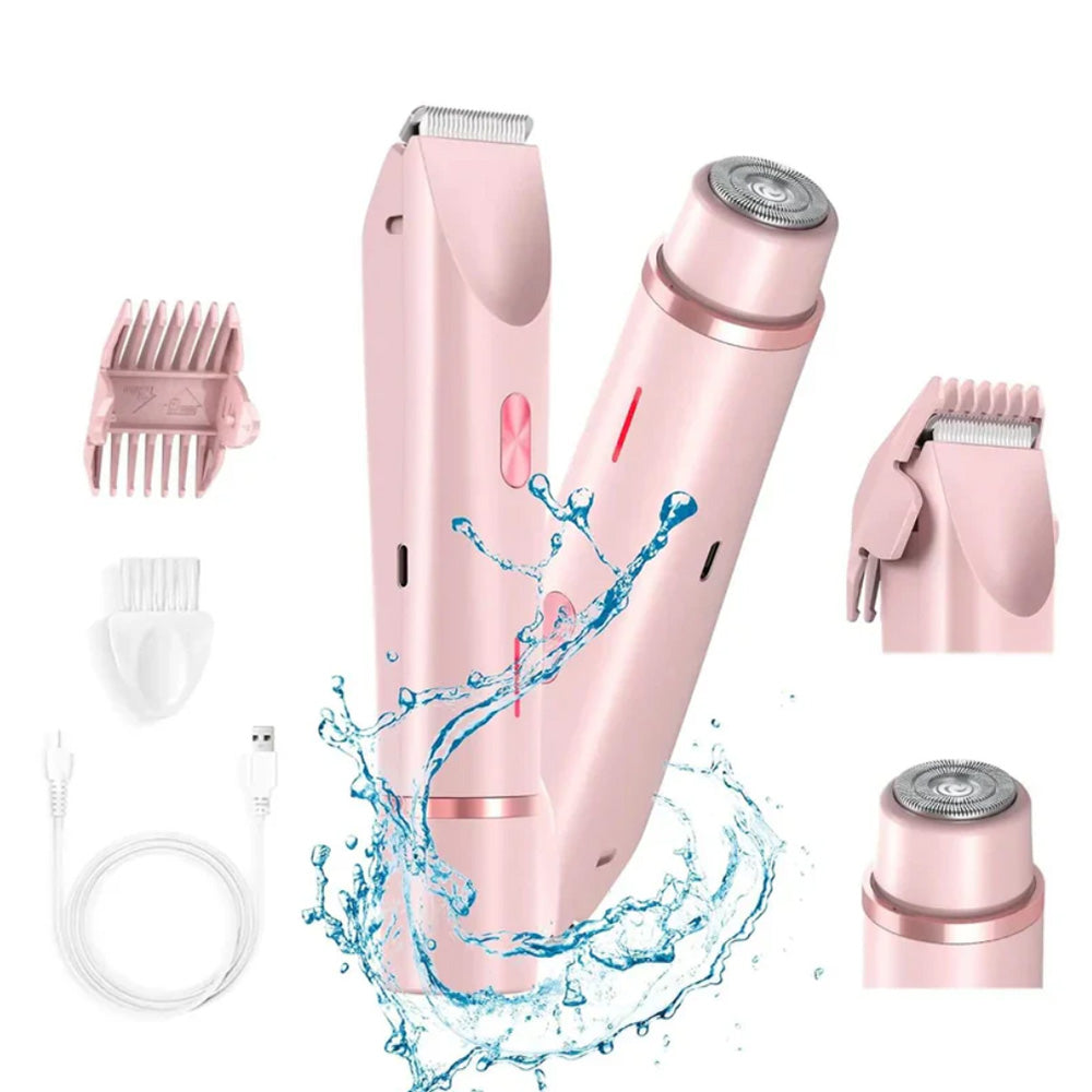 Avapalo® ✨2-in-1 Painless Bikini Hair Trimmer for Face & Body