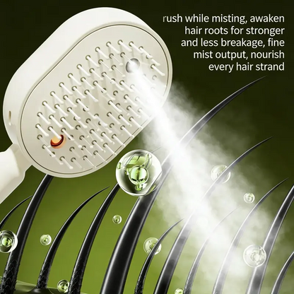 🔥50% OFF! 🔥Electric Spray Scalp Massage Brush with Mist & Red Light