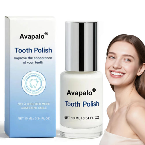 🦷Instant Teeth Whitening Polish  - Enamel Safe Tooth Gloss for Yellow Teeth Stain Removal - Fluoride-Free & Sensitivity Free