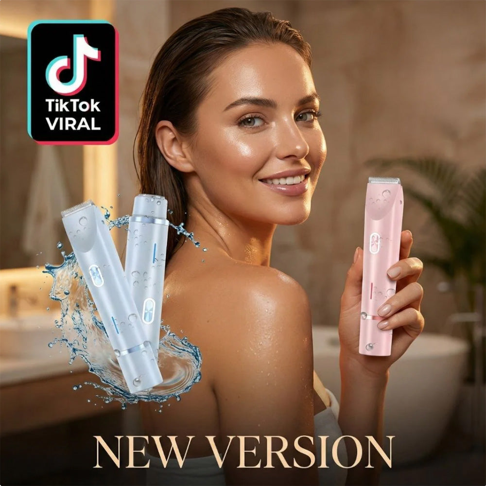 Avapalo® ✨2-in-1 Painless Bikini Hair Trimmer for Face & Body