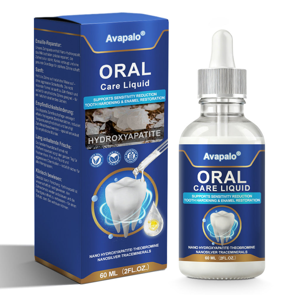 Avapalo® Oral Care Liquid– Effectively treats enamel damage, gum inflammation, toothaches, sensitive teeth, gum bleeding, periodontitis, cavities, mouth ulcers, and bad breath.