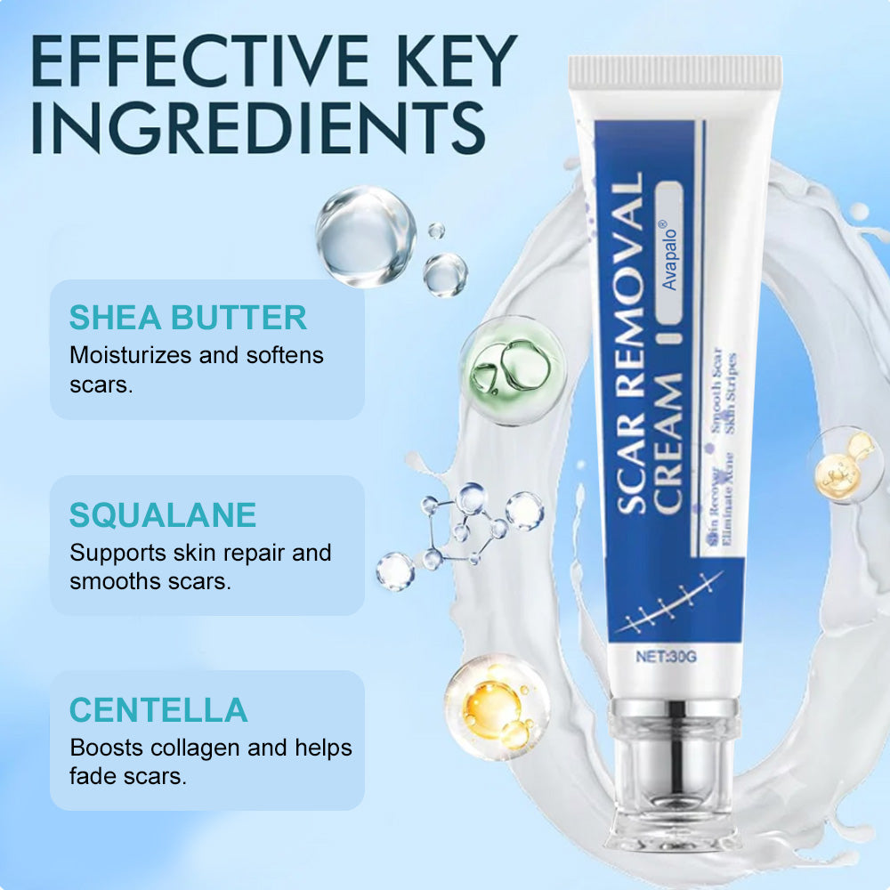 Avapalo® Advanced Silicone Scar Gel – Professional Scar Repair Gel for Surgical Scars, Keloids, Stretch Marks, C-Section & Old or New Scars Treatment