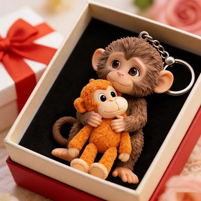 Avapalo® Hug Orangutan Mama Monkey Keychain
