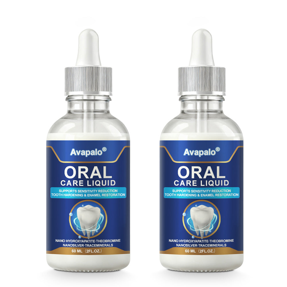 Avapalo® Oral Care Liquid– Effectively treats enamel damage, gum inflammation, toothaches, sensitive teeth, gum bleeding, periodontitis, cavities, mouth ulcers, and bad breath.