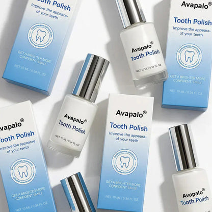 🦷Instant Teeth Whitening Polish  - Enamel Safe Tooth Gloss for Yellow Teeth Stain Removal - Fluoride-Free & Sensitivity Free