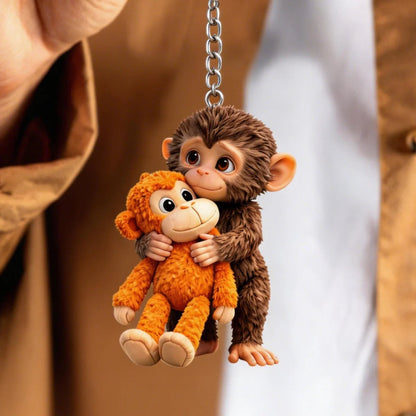 Avapalo® Hug Orangutan Mama Monkey Keychain