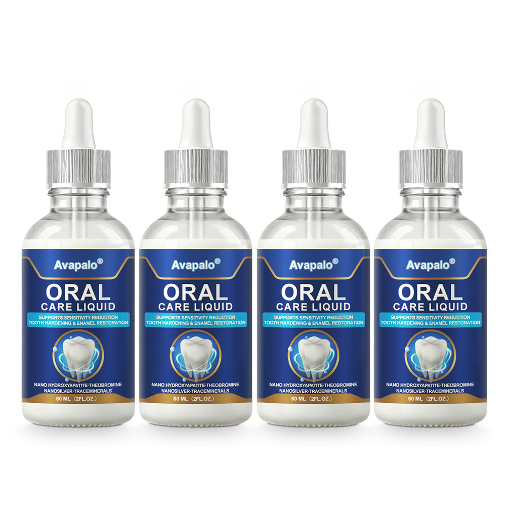 Avapalo® Oral Care Liquid– Effectively treats enamel damage, gum inflammation, toothaches, sensitive teeth, gum bleeding, periodontitis, cavities, mouth ulcers, and bad breath.