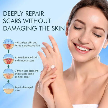 Avapalo® Advanced Silicone Scar Gel – Professional Scar Removal Cream for Surgical Scars, Keloids, Stretch Marks, C-Section & Old or New Scars Repair Treatment