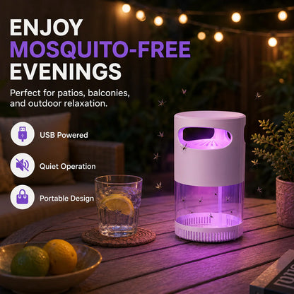 🦟 50% OFF! UV Mosquito Killer Lamp – quiet, USB, chemical🔇🌙
