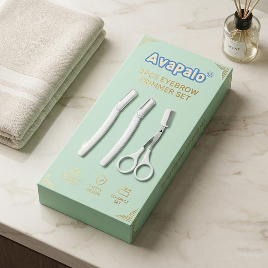 Avapalo® 3PCS Eyebrow Trimmer Set