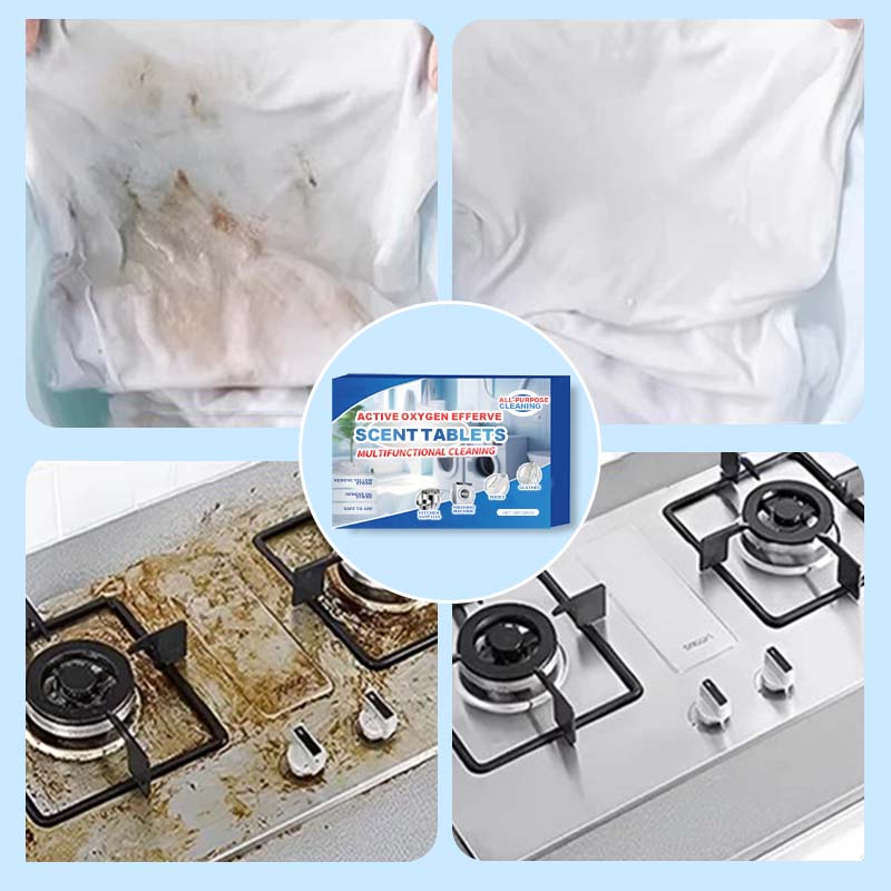 🆙✨ Magic Active Oxygen Cleaning Tablets – The All-in-One Fizzing Cleaner for Laundry, Kitchen & Bathroom