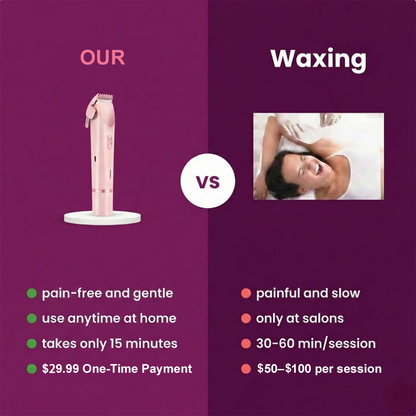 Avapalo® ✨2-in-1 Painless Bikini Hair Trimmer for Face & Body
